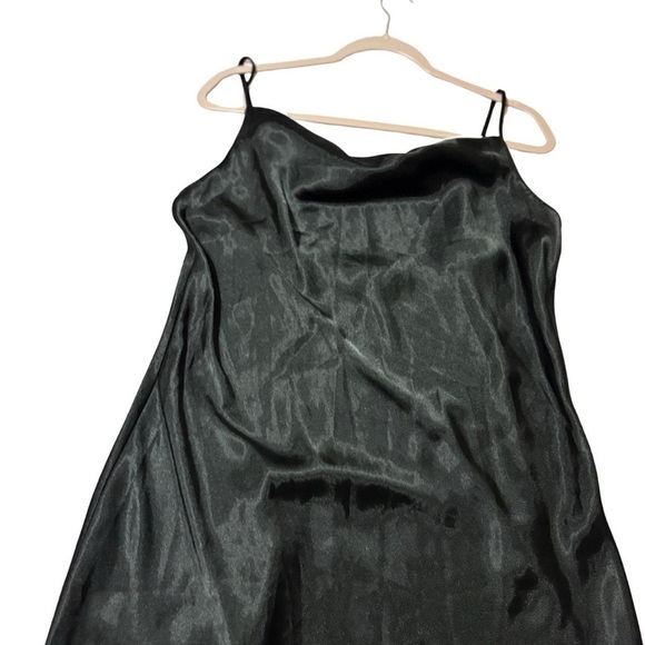 Bebe Shimmering Black Dress - Picture 2 of 8